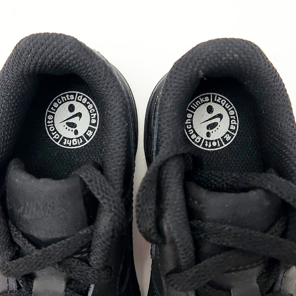 New Out of Box -  Nike Air Force 1, Sneakers, Toddler, US 8C, Black, Laced Up